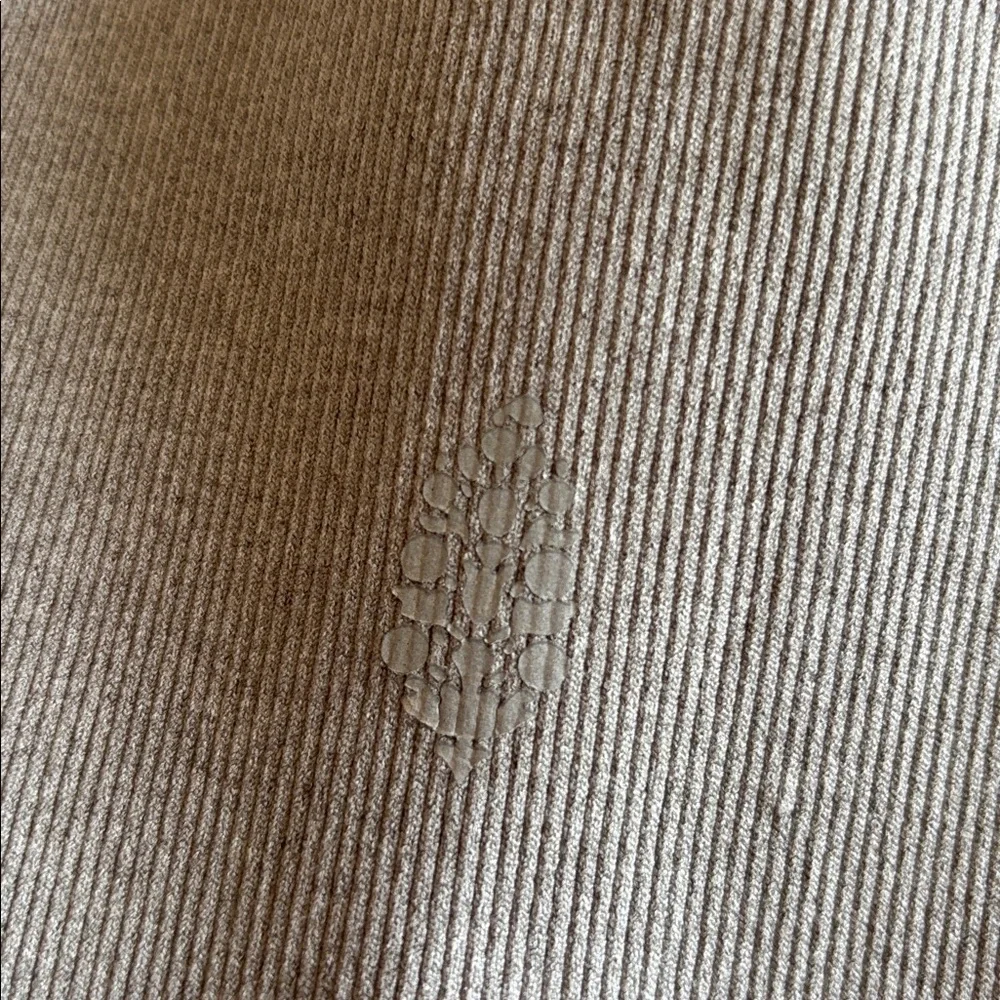 Free People Movement ribbed pull on stretchy light grey legging pants xs/s - Picture 5 of 10